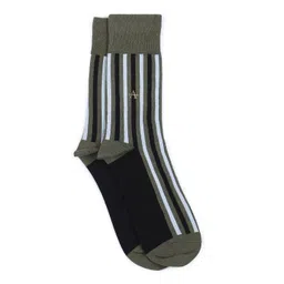 Arrow Men Striped Pure Cotton Ankle Length Socks-picture-28