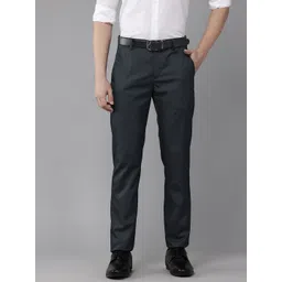 Arrow Men Striped Slim Fit Trousers-picture-11