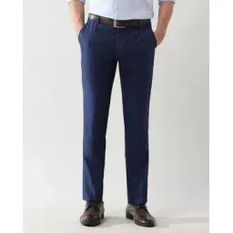 arrow Men Tapered Fit Flat-Front Trousers-picture-15