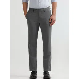 Arrow Men Textured Regular Fit Dobby Trousers-picture-16