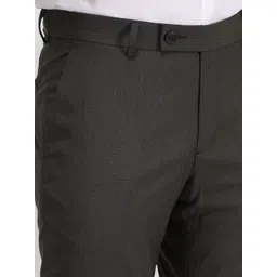 Arrow Men Textured Urban Slim Tapered Fit Trousers image 5