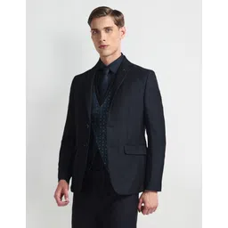 arrow Men Three Piece Solid Suit-picture-17