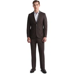 arrow Men Two Piece Solid Suit-picture-17