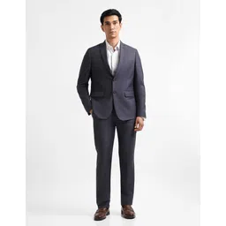 arrow Men Two Piece Solid Suit-picture-14