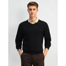 Arrow Men V-Neck Long Sleeves Pullover Sweaters-picture-23