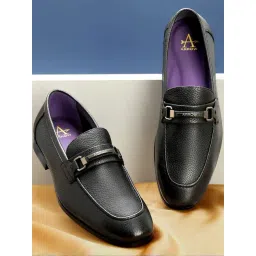 Arrow Men's Black Formal Loafers-picture-24