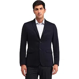 arrow Men's Classic Slim Blazer (ARAIBZ5069_Navy-picture-43