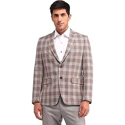 arrow Men's Classic Tailored Blazer (ARAIBZ5006_Light Brown-picture-20