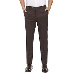 arrow Men's Mid Rise Slim Formal Trousers-picture-45