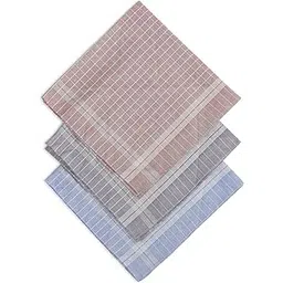 arrow Men's Multi Cotton Checked Casual Handkerchief-picture-35