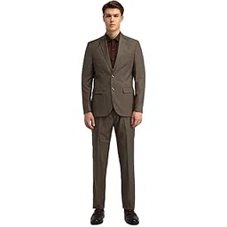 arrow Men's Polyester Classic Business Suit Pants Set-picture-49