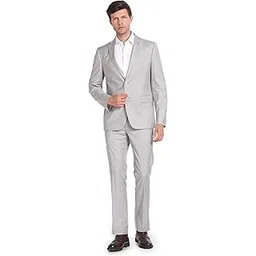 arrow Men's Polyester Single Breasted Business Suit Pants Set-picture-17