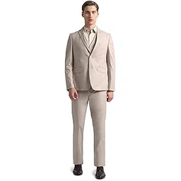 arrow Men's Polyester Single Breasted Business Suit Pants Set-picture-21