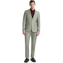 arrow Men's Polyester Single Breasted Business Suit Pants Set-picture-29