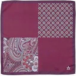 arrow Men's Printed Pattern Pocket Square-picture-42