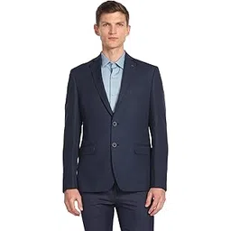arrow Men's Regular Solid Single Breasted Blazer-picture-12