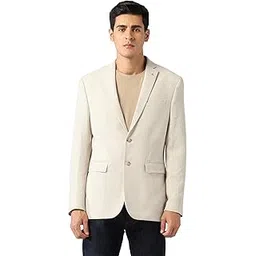 arrow Men's Slim Blazer (ARAJBZ5060_Beige-picture-39