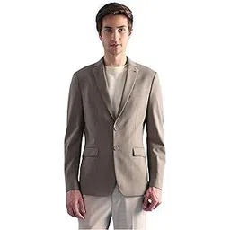 arrow Men's Slim Blazer (ARAJBZ5075_Brown-picture-38