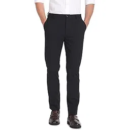 arrow Men's Slim Pants (8905951264629_Navy-picture-42