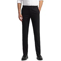 arrow Men's Slim Pants (ARAITR2109_Charcoal-picture-33