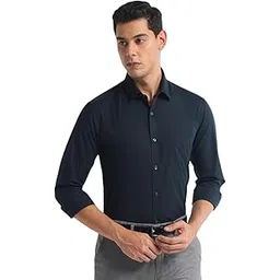 Arrow Men's Solid Slim Fit Shirt-picture-12