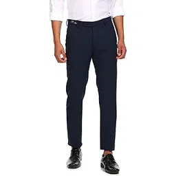 arrow Men's Solid Super Slim Fit Polyester Formal Trouser-picture-17