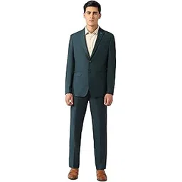 arrow Men's Solid Tailored Fit Formal Two Piece Suit-picture-37