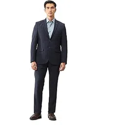 arrow Men's Tailored Fit Ceremonial Twill Suit-picture-13