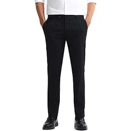 arrow Men's Tapered Fit Mid Rise Pants-picture-16