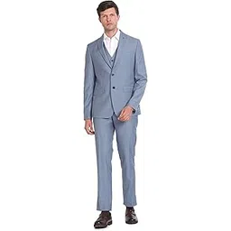 arrow Men's Wool Single Breasted Business Suit Pants Set-picture-38