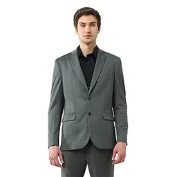 arrow Men's Zero Calorie Slim Fit Textured Blazer-picture-17