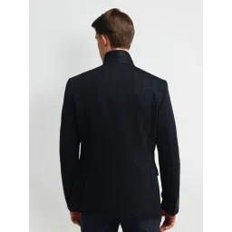 Arrow Navy Cotton Slim Fit Blazer image 2