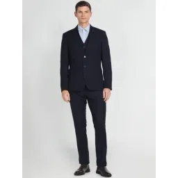 Arrow Navy Regular Fit Three Piece Suit-picture-46