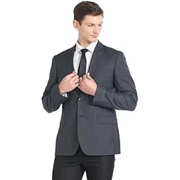 arrow Notch Lapel Collar Check Knit Blazer-picture-27