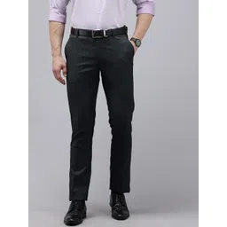 Arrow Original Men Checked Tapered Fit Trousers-picture-19