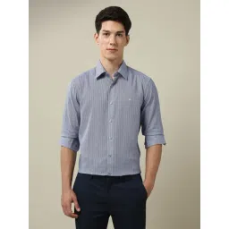 Arrow Petrol Blue Regular Fit Printed Shirt-picture-12