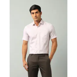 Arrow Pink Cotton Regular Fit Printed Shirt-picture-36