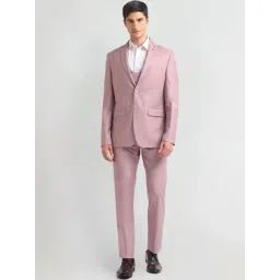 Arrow Pink Regular Fit Three Piece Suit-picture-11