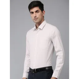 Arrow Pure Cotton Manhattan Slim Fit Checked Formal Shirt-picture-26