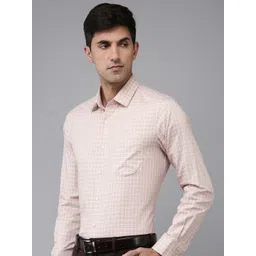 Arrow Pure Cotton Manhattan Slim Fit Grid Tattersall Checks Opaque Formal Shirt-picture-26