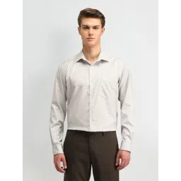 Arrow Purple Cotton Regular Fit Checks Shirt-picture-32