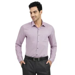 Arrow Purple Cotton Slim Fit Printed Shirt-picture-31