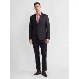 Arrow Purple Regular Fit Two Piece Suit-picture-10