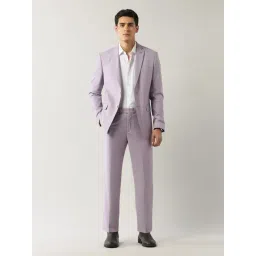 Arrow Purple Regular Fit Two Piece Suit-picture-17
