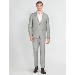 Arrow Sage Green Regular Fit Two Piece Suit-picture-43