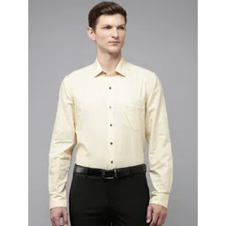 Arrow Self Design Manhattan Slim Fit Opaque Pure Cotton Formal Shirt-picture-16