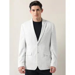 Arrow Self Design Slim-Fit Single-Breasted Formal Blazers-picture-24