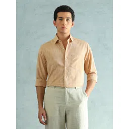 Arrow Slim Fit Long Sleeves Pure Cotton Formal Shirt-picture-37