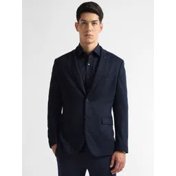 Arrow Slim-Fit Notched Lapel Collar Single Breasted Formal Blazer-picture-27