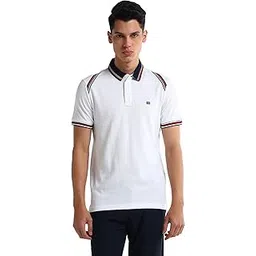 arrow Sport Men Regular fit Cotton Striped Short Sleeves Polo Shirt-picture-22
